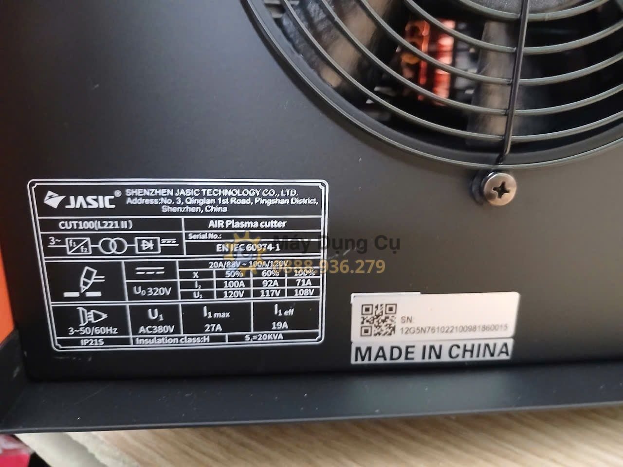  Máy Cắt Kim Loại Plasma Jasic CUT100 L221 II (JET 20) Chính Hãng Có Tại Máy Dụng Cụ 