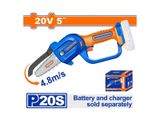  Máy cưa cắt cành dùng pin 20V Wadfow WCLP550 (không kèm pin sạc) 