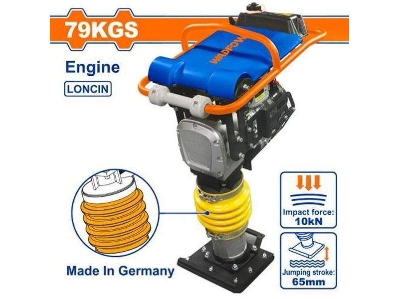  Máy đầm cóc chạy xăng 4.8Kw(6.5HP)-79kg WADFOW WTA1A80 