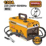  Máy hàn điện tử MIG 130A (sử dụng dây hàn có thuốc) INGCO ING-FC13012 