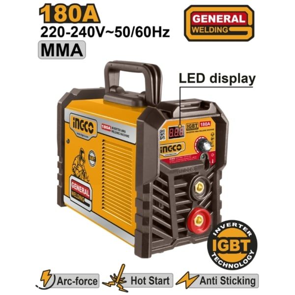  Máy hàn điện tử MMA 180A INGCO ING-MMA18028 