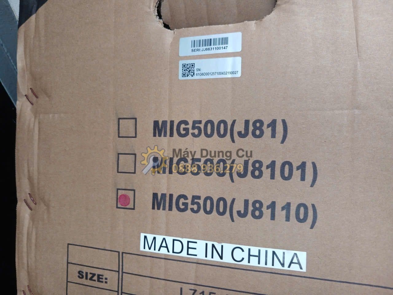  Máy Hàn Bán Tự Động Jasic MIG-500 (J8110) Chính Hãng Có Sẵn Tại Máy Dụng Cụ 