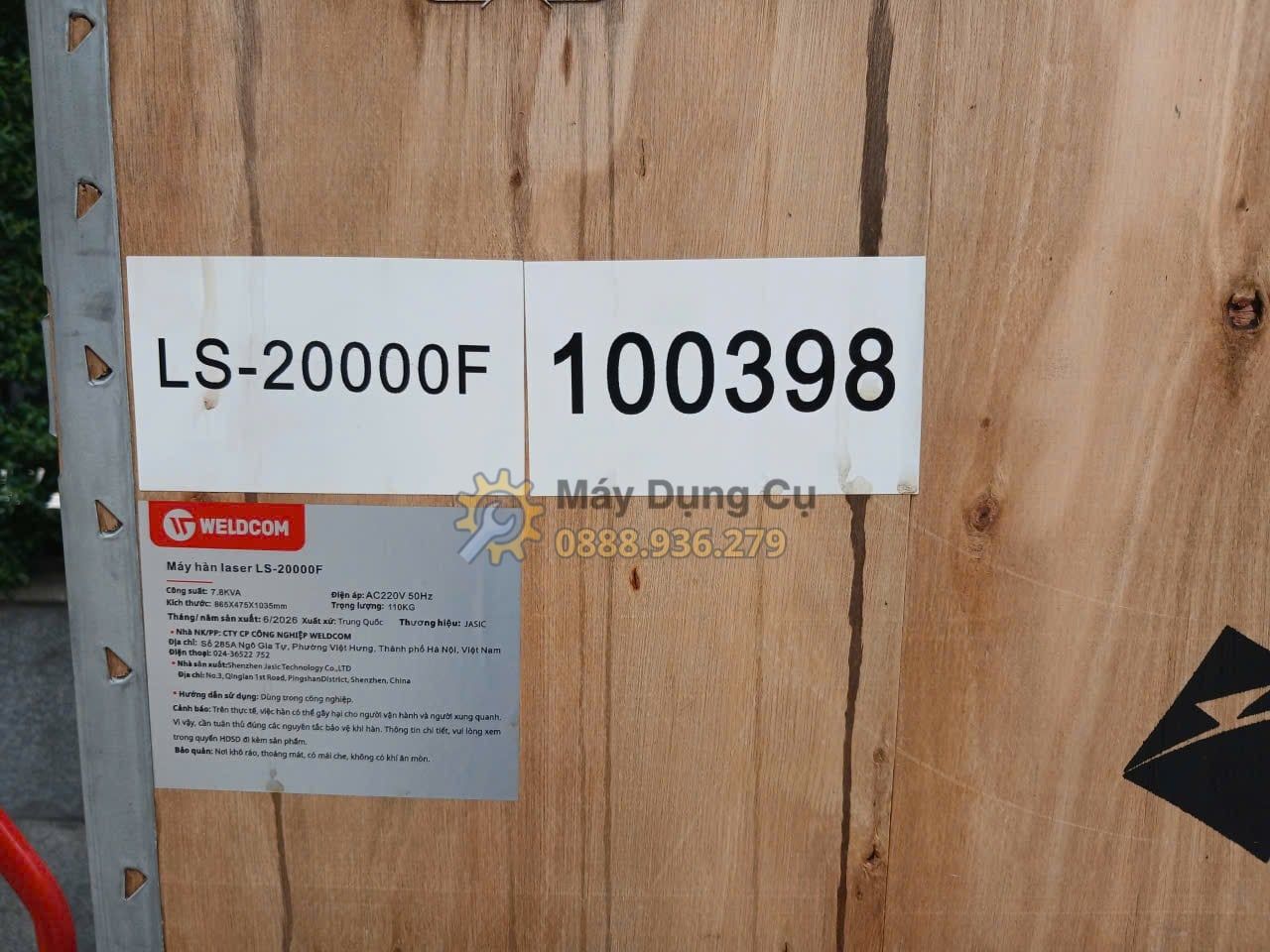  Máy Hàn Laser LS-20000F Jasic Chính Hãng Có Sẵn Tại Máy Dụng Cụ 