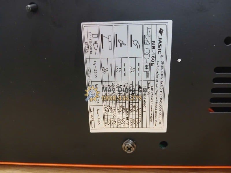  Máy Hàn MIG Bán Tự Động Jasic NB-160E Chính Hãng Có Sẵn Tại Máy Dụng Cụ 