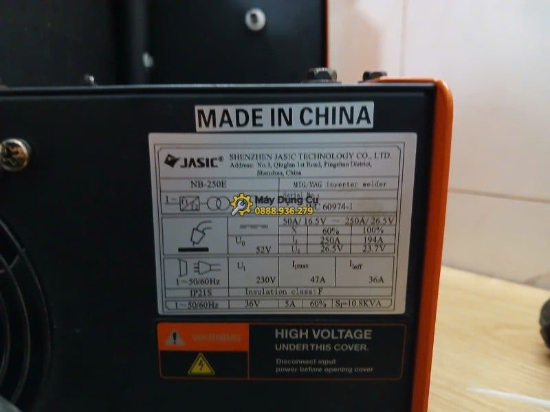  Máy Hàn MIG Jasic NB250E 250A 220V Chính Hãng Chính Hãng Có Sẵn 