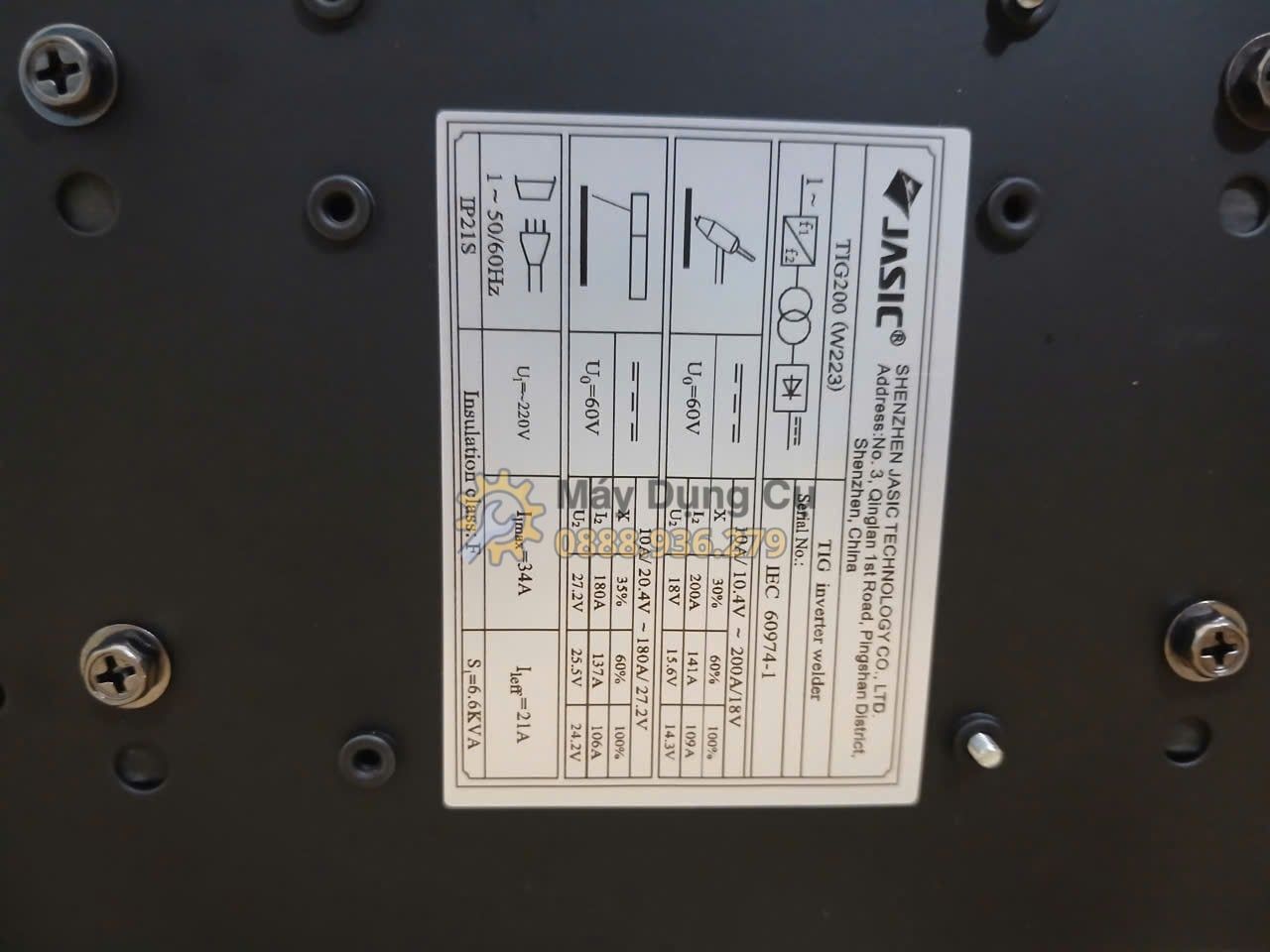  Máy Hàn TIG Jasic TIG200 W223 200A 220V – Máy Thật, Kiểm Tra Trước Khi Mua 