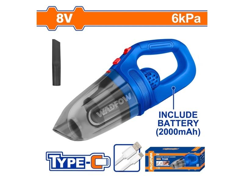  Máy hút bụi dùng pin 8V Wadfow WLV0801 