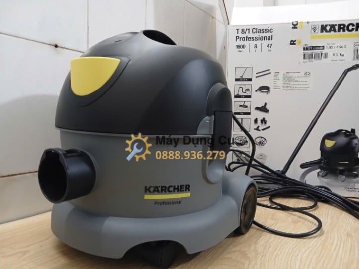  Máy Hút Bụi Khô Karcher T 8/1 Classic Công Suất 1600W 