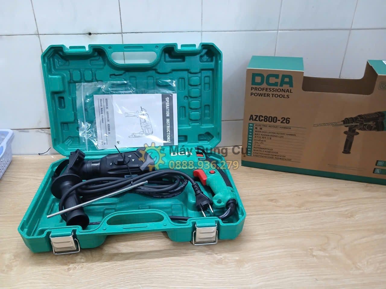  Máy Khoan Bê Tông 800W DCA AZC800-26 Chính Hãng Có Sẵn Tại Máy Dụng Cụ 