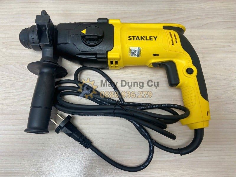  MÁY KHOAN 26MM STANLEY SHR263KA-B1 - KHOAN BÊ TÔNG 800W, SDS-PLUS, 3 CHẾ ĐỘ CHO CÔNG TRÌNH 