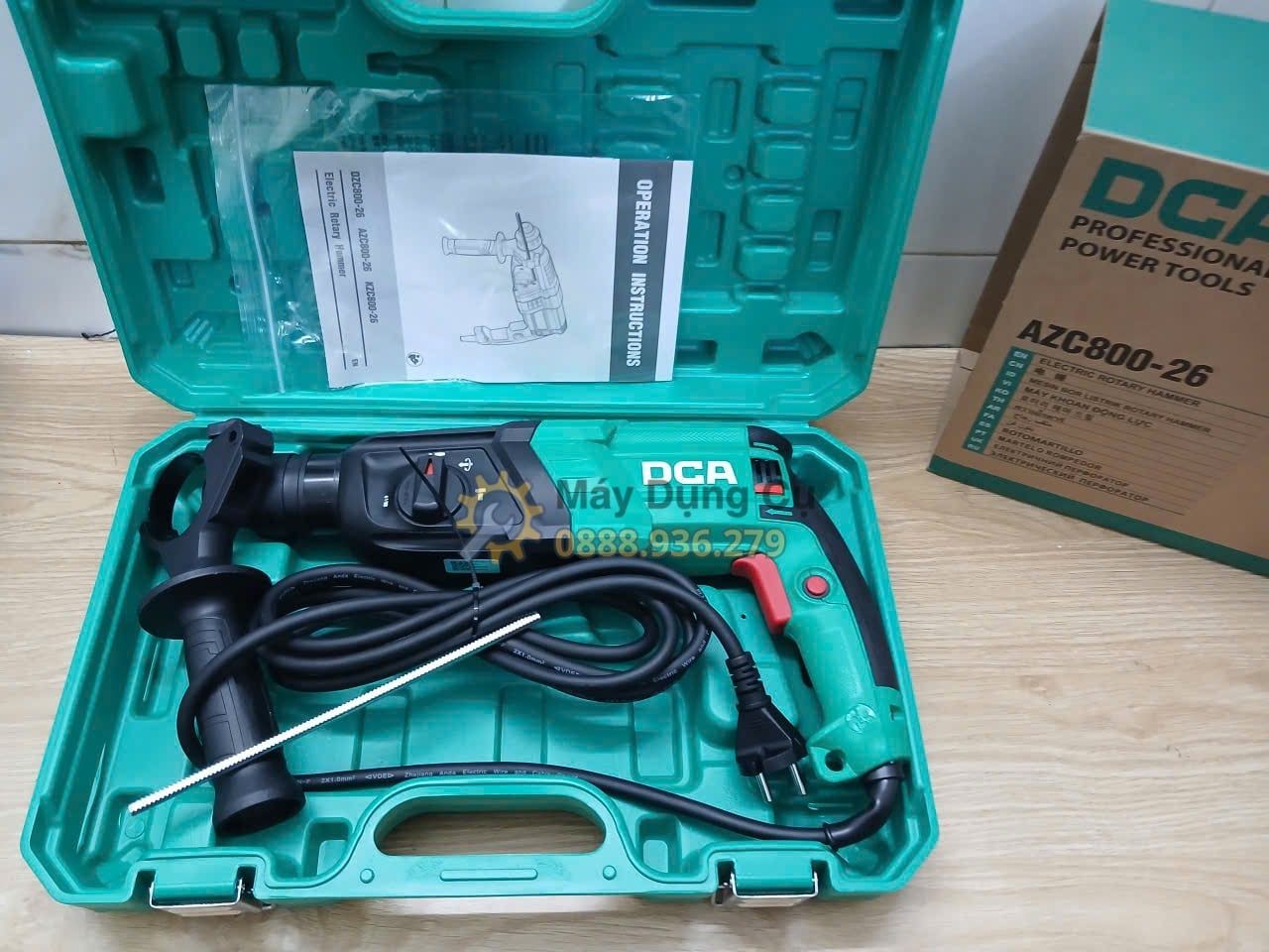  Máy Khoan Bê Tông 800W DCA AZC800-26 Chính Hãng Có Sẵn Tại Máy Dụng Cụ 