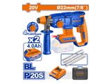  Máy khoan búa dùng pin 20V Wadfow WLM15225 (2 Pin 4.0Ah, 1 Sạc) 