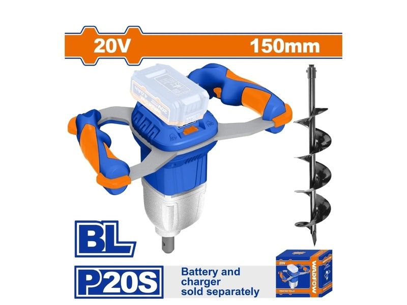  Máy khoan đất dùng pin 20V Wadfow WQE15801 (chưa pin & sạc) 