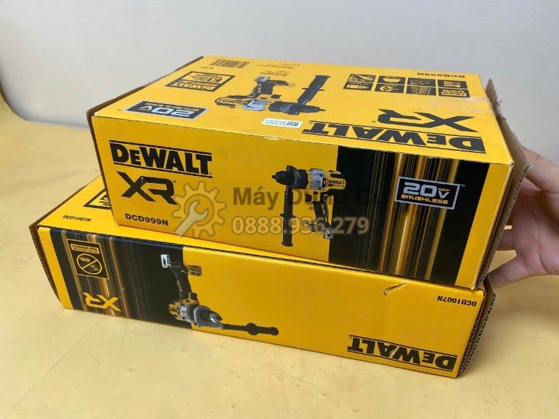  Máy Khoan Động Lực Dùng Pin 20V Dewalt DCD1007 Chính Hãng – Sức Mạnh Tối Tân Cho Công Trình 