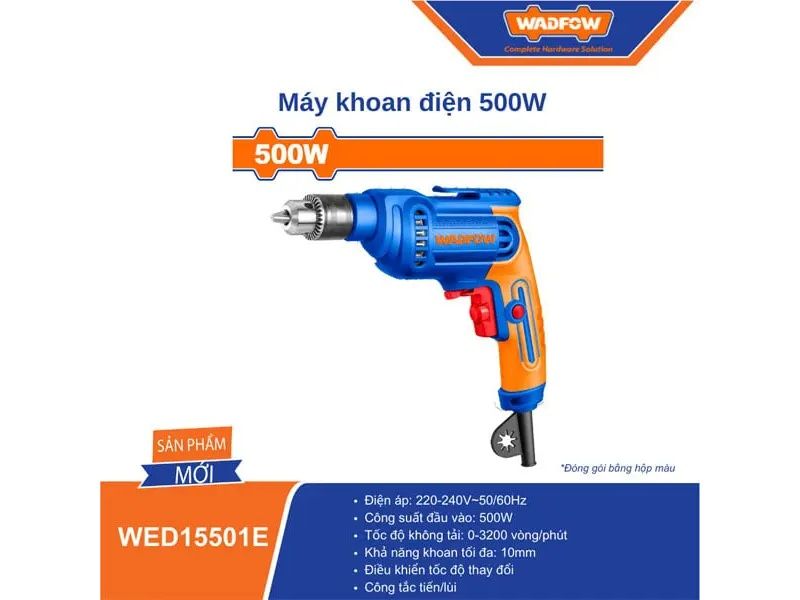  Máy Khoan Điện 10mm - 500W WADFOW WED15501E 