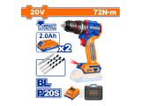 Máy khoan động lực dùng pin 20V Wadfow WCDP7281 (2 Pin 2.0Ah, 1 Sạc) 