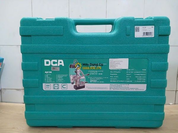 Vali nhựa đựng máy khoan từ DCA AJC30 nhìn từ mặt trước