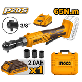  Máy siết bu lông góc dùng pin 20V-65Nm INGCO CDRLI2060152 