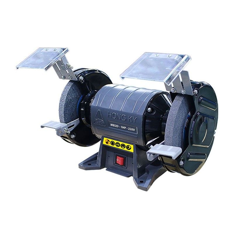  Máy Mài Bàn 2 Đá Thân Nhôm Hồng Ký MB2D-1HP220V (1Hp 220V 2800) 