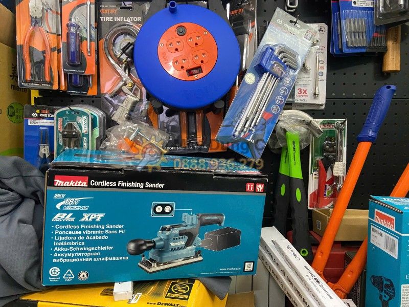  MÁY CHÀ NHÁM DÙNG PIN 18V MAKITA DBO380RTJ - GIẢI PHÁP CHÀ NHÁM CHỮ NHẬT CHO THỢ MỘC, THỢ SƠN VÀ XƯỞNG NỘI THẤT 