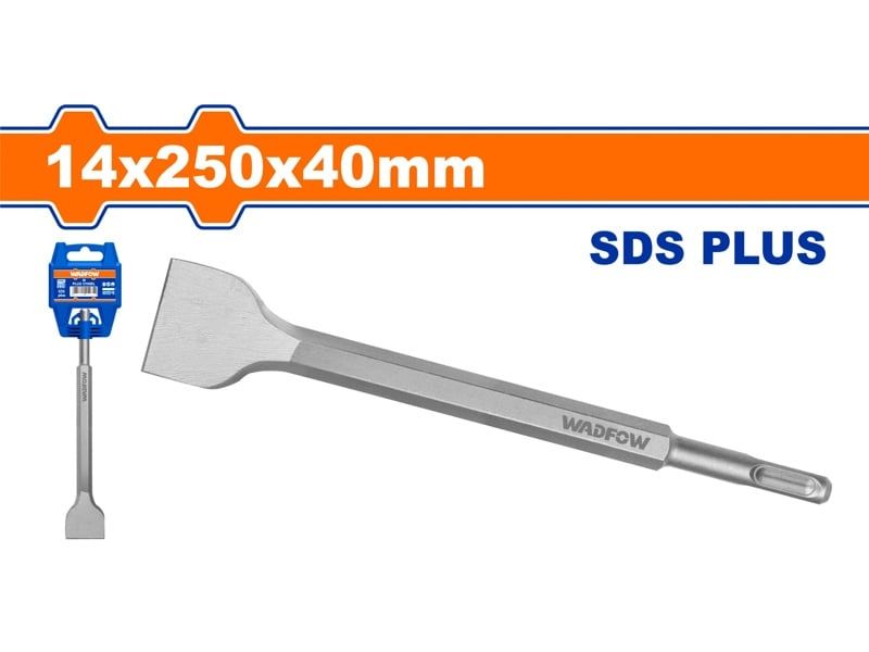  Mũi đục dẹp đuôi gài 14x250x40mm WadFow WGZ1203 