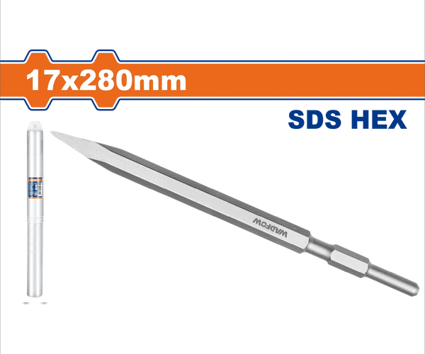  Mũi Đục Nhọn Đuôi Lục Giác 17x280mm WADFOW WGZ1205 