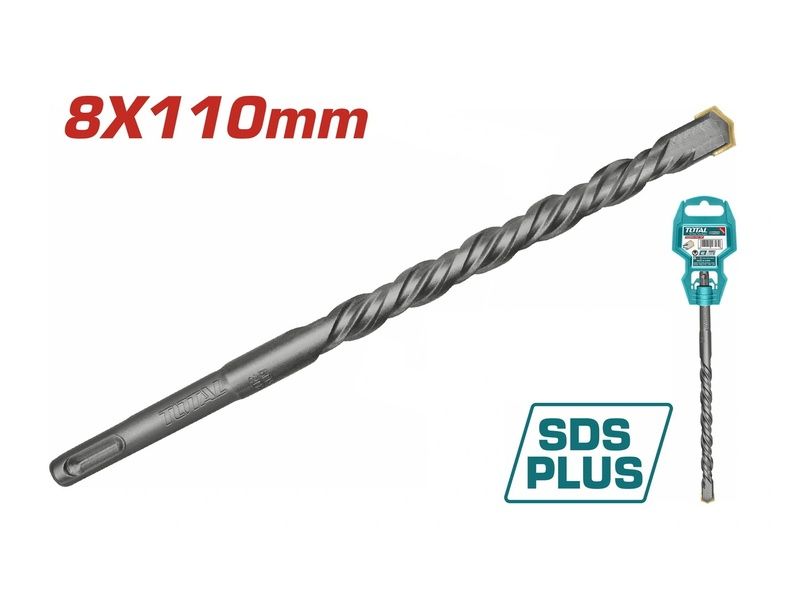  Mũi Khoan Bê Tông Bốn Cạnh (+) 8X110mm Total TAC310801C 