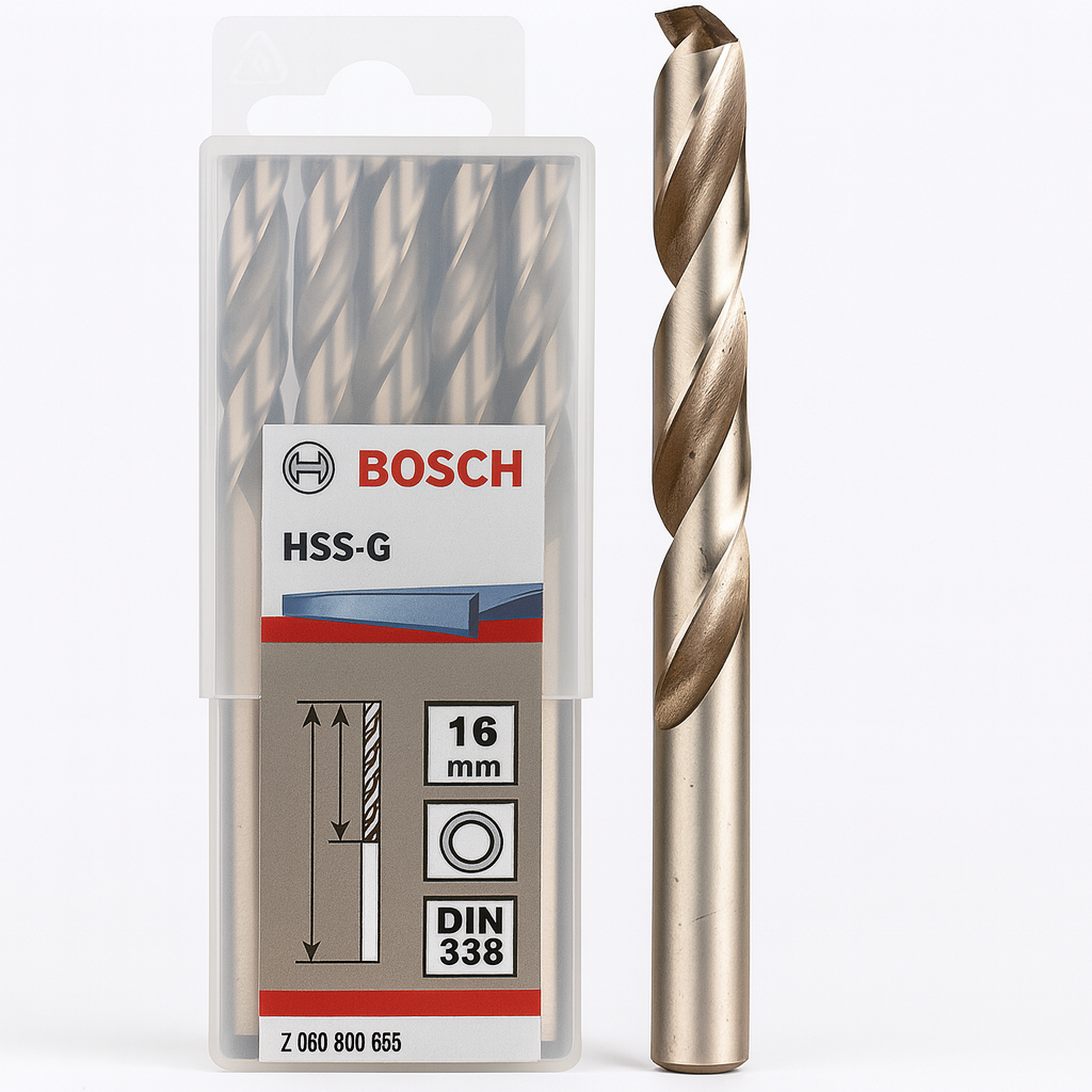  Mũi khoan sắt HSS-G 16mm (hộp 4 mũi) Bosch 2608585595 