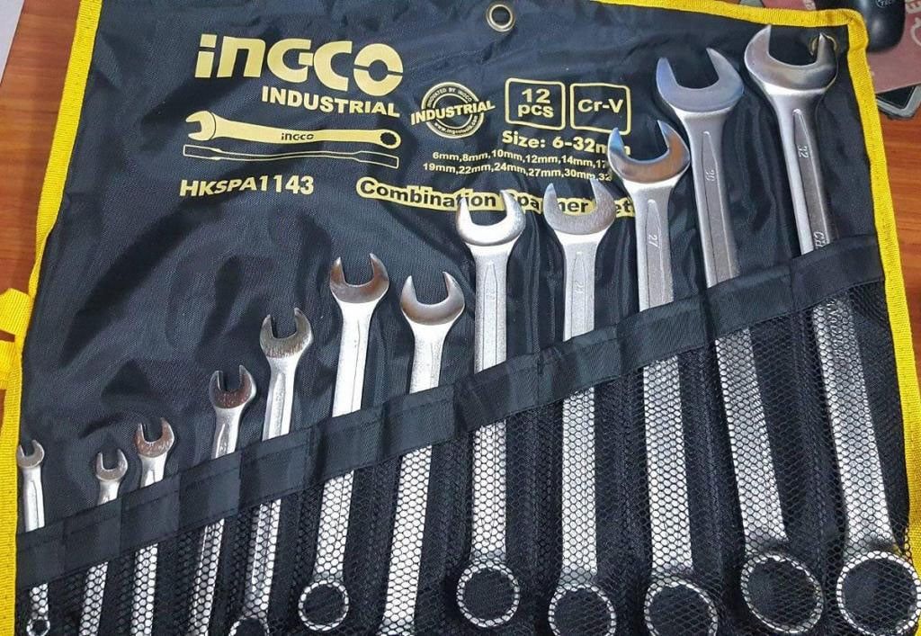  6-32mm Bộ cờ lê vòng miệng 12 chi tiết INGCO HKSPA1143 