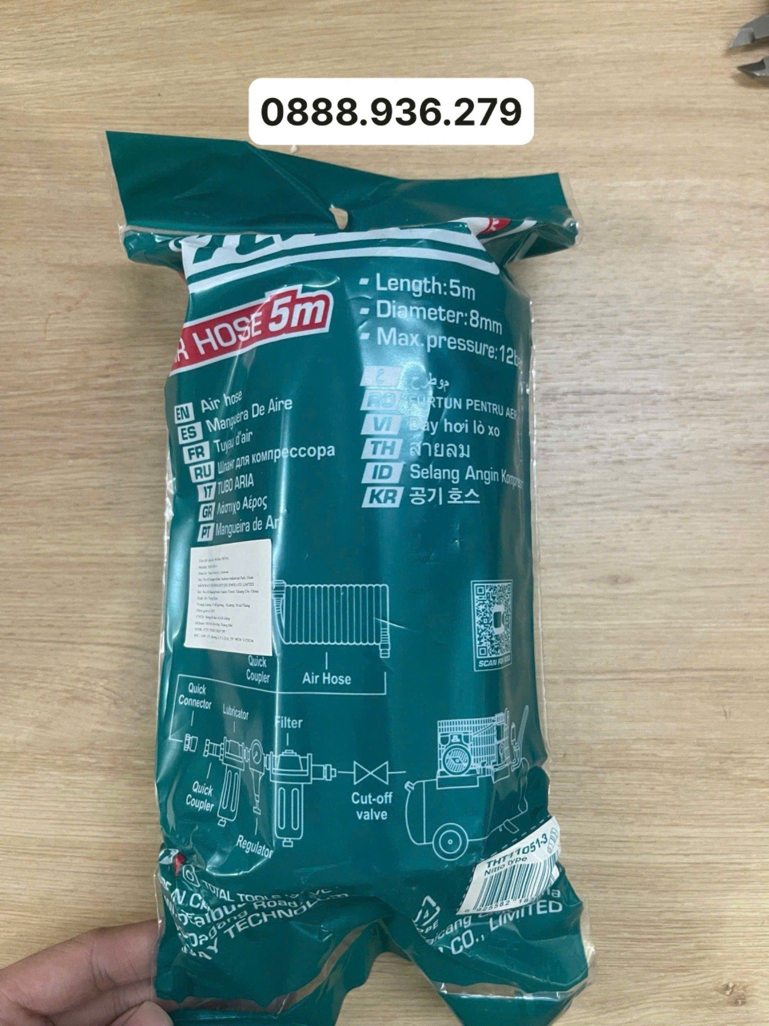  Cuộn ống hơi 5m Total THT11051-3 