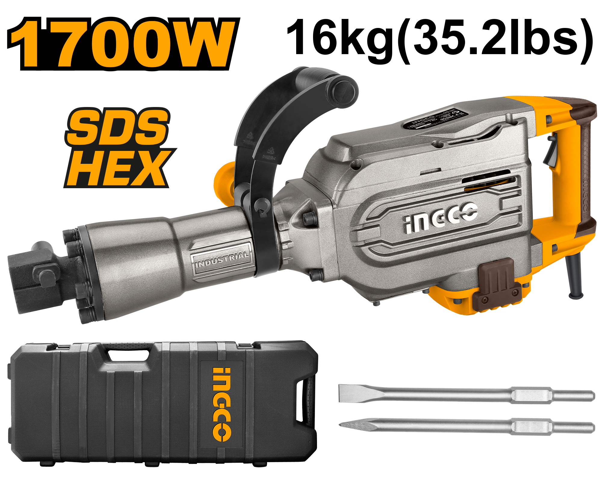  Máy đục bê tông INGCO PDB17008 