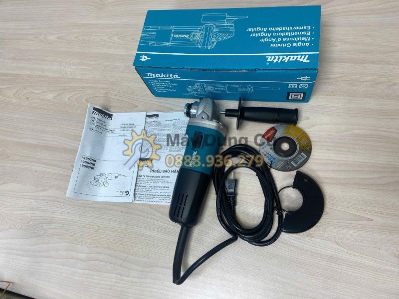  Máy Mài Góc Makita 9553NB 100mm 710W Chính Hãng – Nhỏ Gọn, Dễ Cầm, Phù Hợp Cơ Khí Và Sửa Chữa 