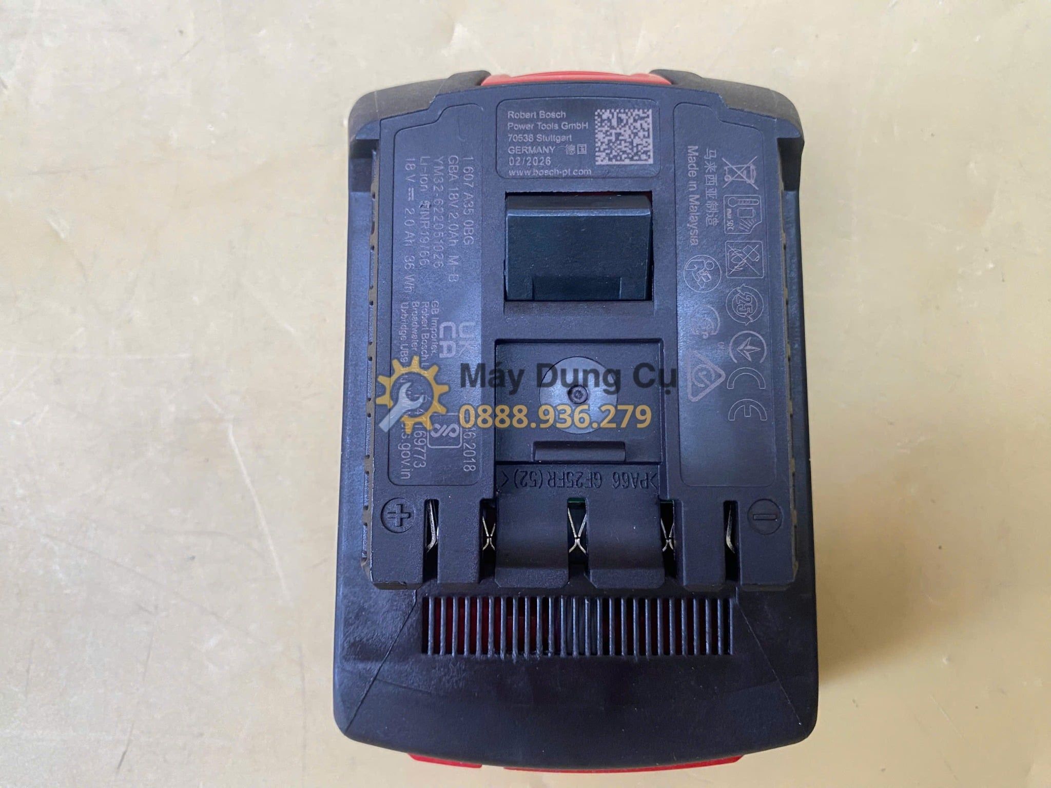  Pin 18V 2.0Ah Bosch GBA 18V-2.0Ah 1607A350MA 