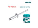  Đinh rive rút nhôm/inox 4x10mm TOTAL WJRT4001011 