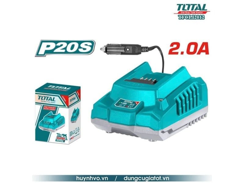  Sạc 20V chui cắm DC 12-24V Total TFCLI2012 