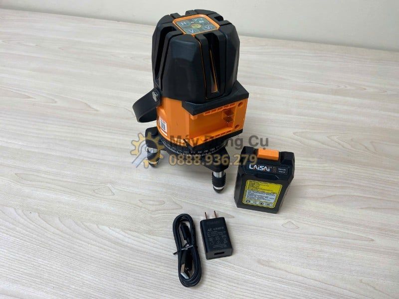  MÁY CÂN MỰC LASER 5 TIA XANH LAISAI LSG6860D - TIA XANH RÕ, TỰ CÂN BẰNG, PHÙ HỢP THI CÔNG NỘI THẤT 