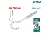  Bộ 6 tắc kê vít mắt TOTAL WJSPK5032 