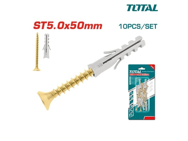  Bộ 10 tắc kê vít ST5.0x50mm TOTAL WJSPK5005512 