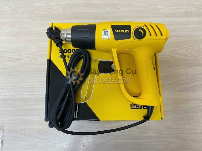  MÁY KHÒ NHIỆT CẦM TAY 2000W STANLEY STEL670-B1 - 2 CẤP GIÓ, ĐIỀU CHỈNH NHIỆT LINH HOẠT 