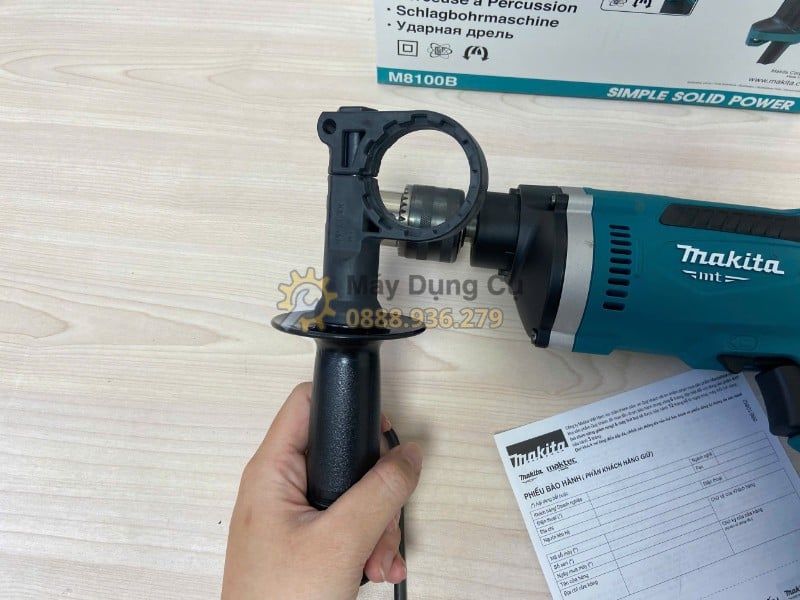  MÁY KHOAN BÚA 710W MAKITA M8100B - KHOAN TƯỜNG 16MM, ĐẦU KẸP 13MM CHO LẮP ĐẶT DÂN DỤNG 