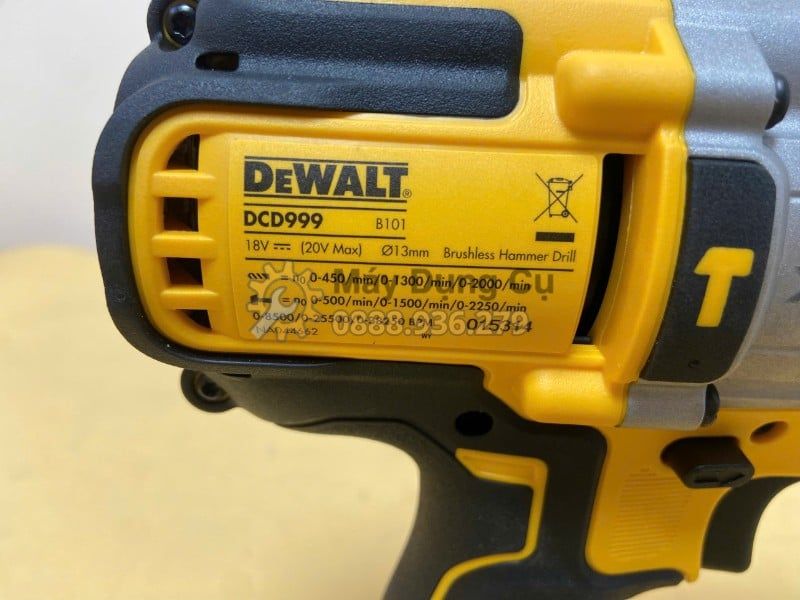  Máy Khoan Cầm Tay Dewalt DCD999N 20V Max Chính Hãng – Siêu Khỏe, Bền Bỉ Cho Công Trình 