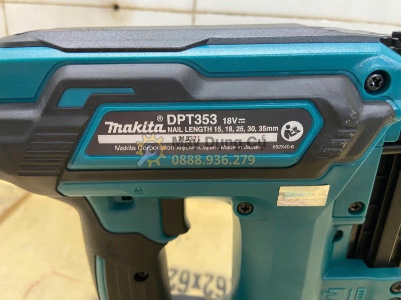  MÁY BẮN ĐINH DÙNG PIN 18V MAKITA DPT353 - GIẢI PHÁP BẮN ĐINH GỌN CHO NỘI THẤT 
