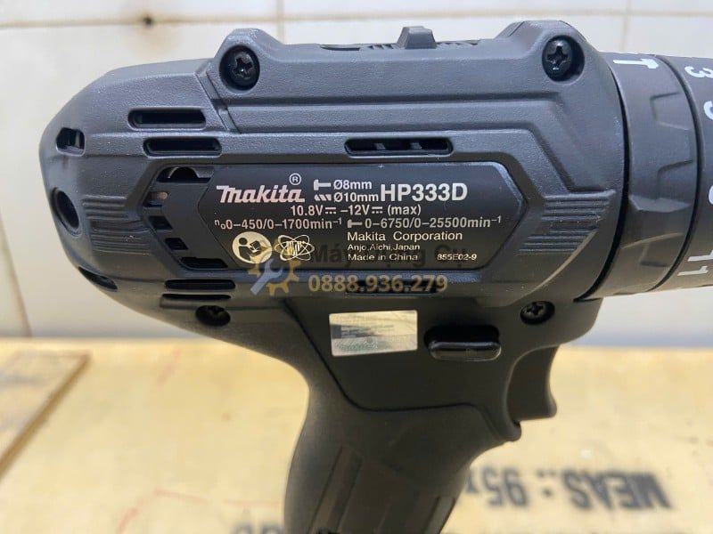  Makita HP333DWYB 12V Max - Máy Khoan Búa Và Vặn Vít Pin Gọn Nhẹ Cho Thợ Lắp Đặt 
