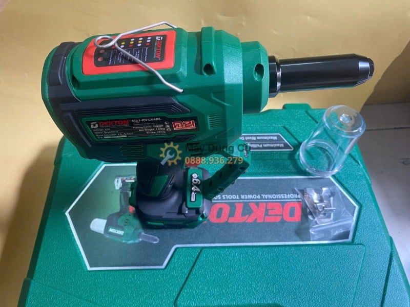 Máy rút rive pin 21V Dekton M21-RVG64BL brushless mạnh – Maydungcu.com