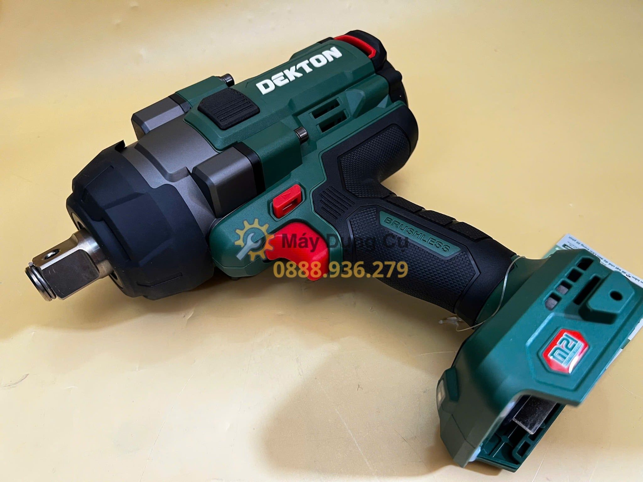  Thân máy siết bu lông dùng pin 21V Dekton M21-IW1650PRO 