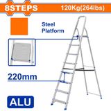  Thang nhôm ghế 8 bậc Wadfow WLD3H08 