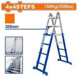  Thang xếp thép và nhôm đa ​​năng 4x4 bậc Wadfow WLD7H16 