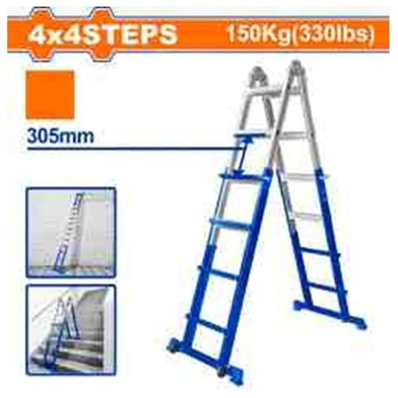  Thang xếp thép và nhôm đa ​​năng 4x4 bậc Wadfow WLD7H16 