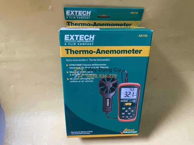  Thiết Bị Đo Tốc Độ Gió Extech - AN100 