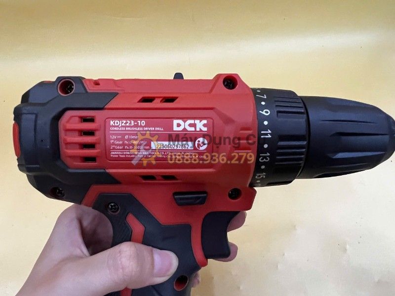  Máy Khoan Vặn Vít Pin 12V DCK KDJZ23-10 TYPE EK 